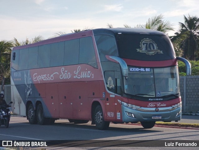 Expresso São Luiz 9030 na cidade de Maceió, Alagoas, Brasil, por Luiz Fernando. Número da foto: #11126217.