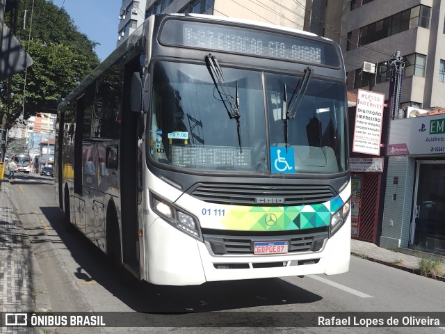 Viação Guaianazes 01 111 na cidade de Santo André, São Paulo, Brasil, por Rafael Lopes de Oliveira. Número da foto: #11127180.