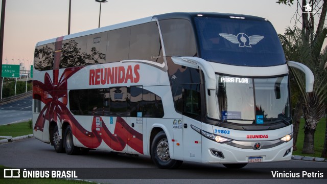 Reunidas Transportes Coletivos 39803 na cidade de Florianópolis, Santa Catarina, Brasil, por Vinicius Petris. ID da foto: 11125854.