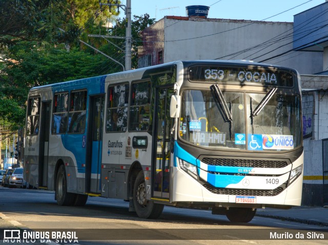 VUG - Viação Urbana Guarulhos 1409 na cidade de Guarulhos, São Paulo, Brasil, por Murilo da Silva. ID da foto: 11125507.