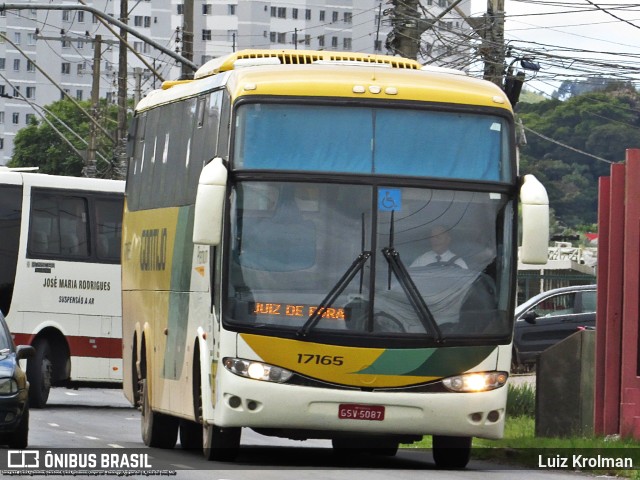 Empresa Gontijo de Transportes 17165 na cidade de Juiz de Fora, Minas Gerais, Brasil, por Luiz Krolman. Número da foto: #11126717.
