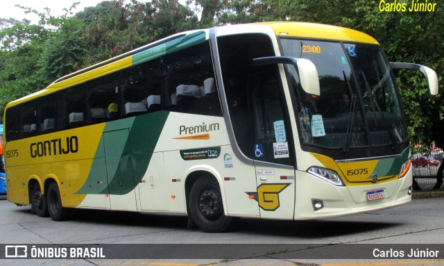 Empresa Gontijo de Transportes 15075 na cidade de São Paulo, São Paulo, Brasil, por Carlos Júnior. ID da foto: 11125416.