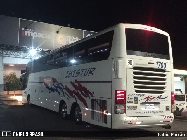 Ibistur Transportes e Turismo 1700 na cidade de Catalão, Goiás, Brasil, por Fábio Paixão. Número da foto: #11124701.