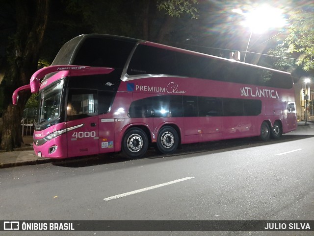 Atlântica Turismo 4000 na cidade de Porto Alegre, Rio Grande do Sul, Brasil, por JULIO SILVA. Número da foto: #11124805.