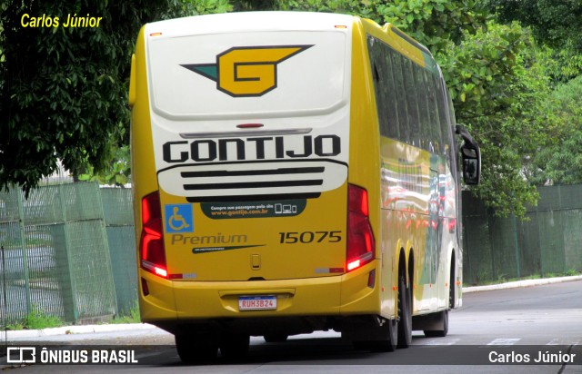 Empresa Gontijo de Transportes 15075 na cidade de São Paulo, São Paulo, Brasil, por Carlos Júnior. ID da foto: 11125404.