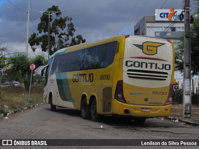 Empresa Gontijo de Transportes 18030 na cidade de Caruaru, Pernambuco, Brasil, por Lenilson da Silva Pessoa. ID da foto: 11126879.