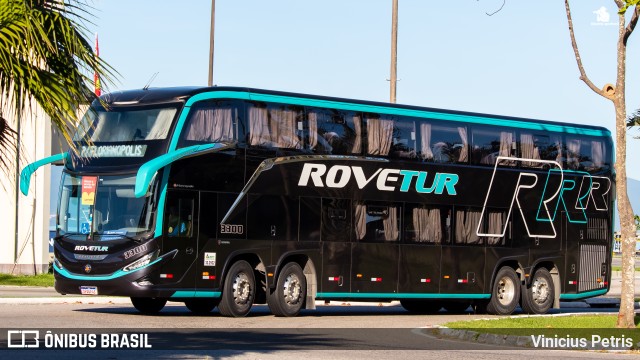 Rovetur Turismo 3300 na cidade de Florianópolis, Santa Catarina, Brasil, por Vinicius Petris. Número da foto: #11125867.
