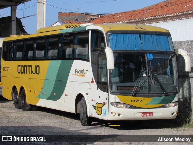 Empresa Gontijo de Transportes 14755 na cidade de Fortaleza, Ceará, Brasil, por Alisson Wesley. ID da foto: 11126651.