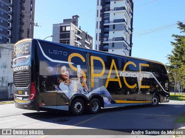Expresso Nordeste 5973 na cidade de Joinville, Santa Catarina, Brasil, por Andre Santos de Moraes. Número da foto: #11126290.