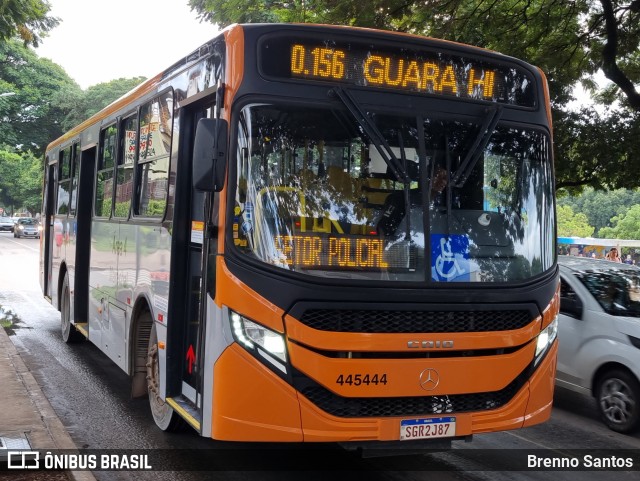 Auto Viação Marechal Brasília 445444 na cidade de Brasília, Distrito Federal, Brasil, por Brenno Santos. Número da foto: #11128871.