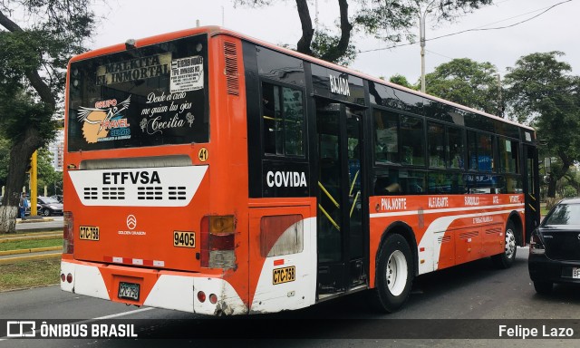 ETFVSA 41 na cidade de Jesús María, Lima, Lima Metropolitana, Peru, por Felipe Lazo. ID da foto: 11130006.