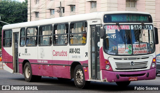 Transportes São Luiz AM-002 na cidade de Belém, Pará, Brasil, por Fabio Soares. ID da foto: 11129593.