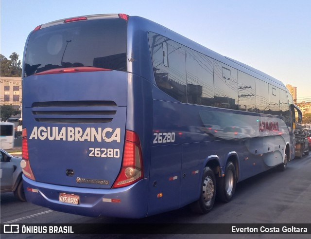 Viação Águia Branca 26280 na cidade de Cariacica, Espírito Santo, Brasil, por Everton Costa Goltara. Número da foto: #11128141.