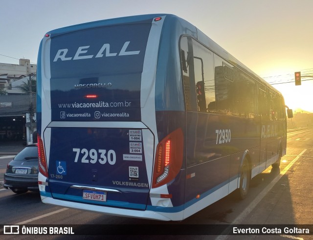 Viação Real Ita 72930 na cidade de Cariacica, Espírito Santo, Brasil, por Everton Costa Goltara. ID da foto: 11128154.