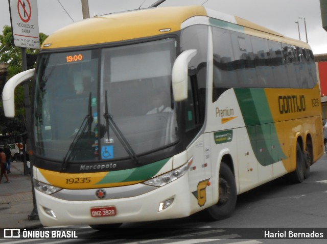 Empresa Gontijo de Transportes 19235 na cidade de Belo Horizonte, Minas Gerais, Brasil, por Hariel Bernades. ID da foto: 11128529.