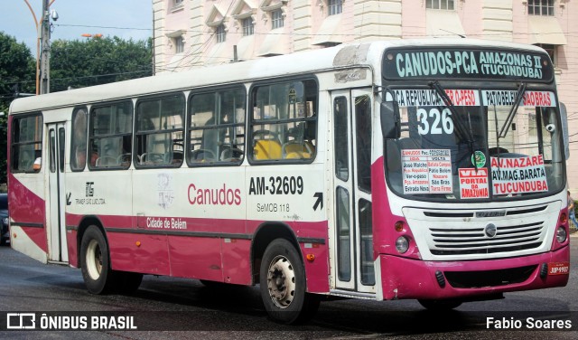 Transportes São Luiz AM-32609 na cidade de Belém, Pará, Brasil, por Fabio Soares. ID da foto: 11129577.