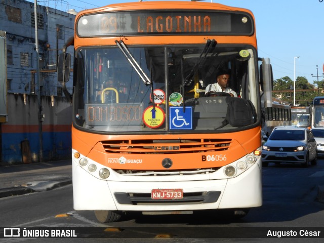 Expresso Nossa Senhora da Glória B06056 na cidade de Nova Iguaçu, Rio de Janeiro, Brasil, por Augusto César. ID da foto: 11127660.