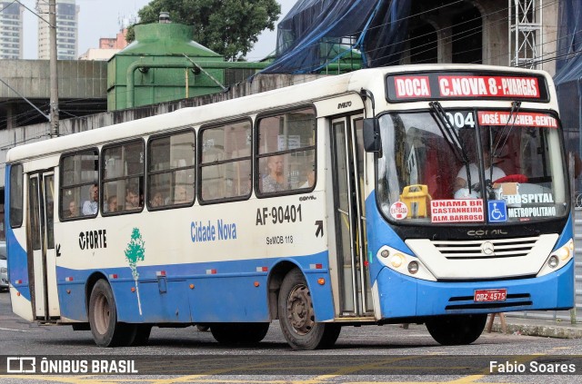 Viação Forte AF-90401 na cidade de Belém, Pará, Brasil, por Fabio Soares. ID da foto: 11128264.