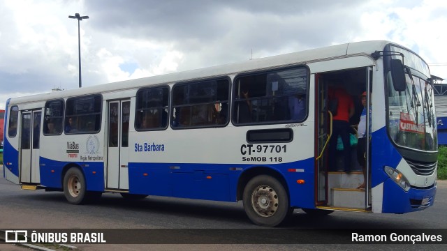 ViaBus Transportes CT-97701 na cidade de Ananindeua, Pará, Brasil, por Ramon Gonçalves. Número da foto: #11127532.