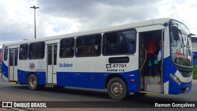 ViaBus Transportes CT-97701 na cidade de Ananindeua, Pará, Brasil, por Ramon Gonçalves. ID da foto: 11127532.