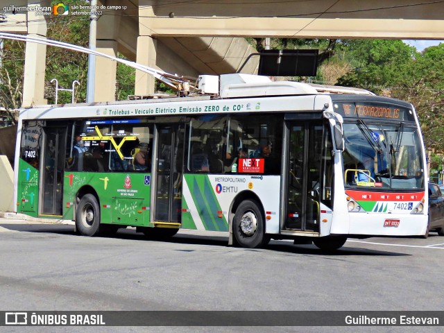 Next Mobilidade - ABC Sistema de Transporte 7402 na cidade de São Bernardo do Campo, São Paulo, Brasil, por Guilherme Estevan. ID da foto: 11128713.