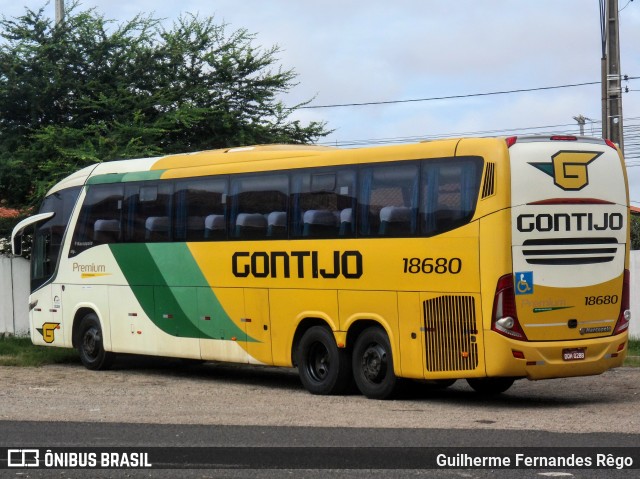 Empresa Gontijo de Transportes 18680 na cidade de Teresina, Piauí, Brasil, por Guilherme Fernandes Rêgo. ID da foto: 11128807.