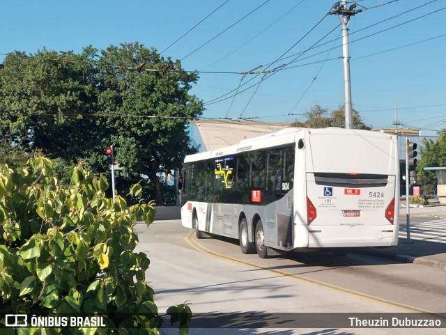 Next Mobilidade - ABC Sistema de Transporte 5424 na cidade de São Bernardo do Campo, São Paulo, Brasil, por Theuzin Dubuzzao. Número da foto: #11128290.