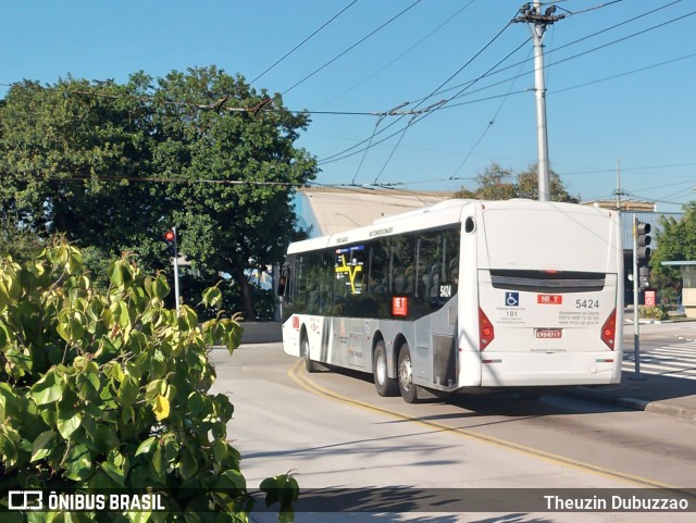 Next Mobilidade - ABC Sistema de Transporte 5424 na cidade de São Bernardo do Campo, São Paulo, Brasil, por Theuzin Dubuzzao. ID da foto: 11128290.