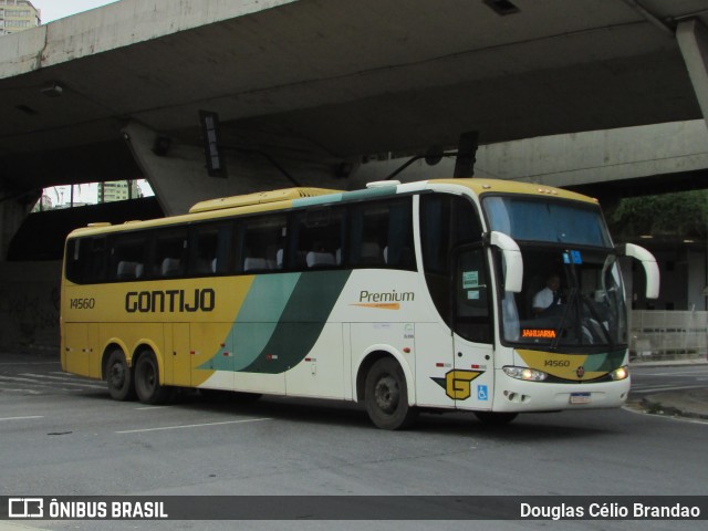 Empresa Gontijo de Transportes 14560 na cidade de Belo Horizonte, Minas Gerais, Brasil, por Douglas Célio Brandao. ID da foto: 11129371.