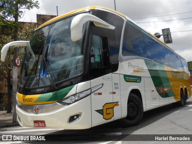 Empresa Gontijo de Transportes 19550 na cidade de Belo Horizonte, Minas Gerais, Brasil, por Hariel Bernades. Número da foto: #11128453.