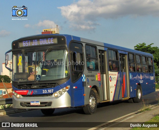 Transportes Capellini 33.107 na cidade de Campinas, São Paulo, Brasil, por Danilo Augusto. ID da foto: 11127943.