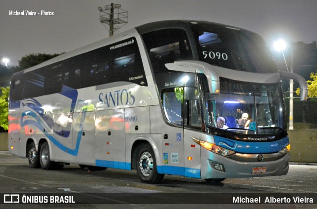 Santos Turismo 5090 na cidade de Barueri, São Paulo, Brasil, por Michael  Alberto Vieira. ID da foto: 11085653.