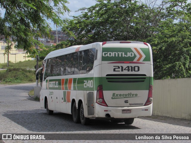 Empresa Gontijo de Transportes 21410 na cidade de Caruaru, Pernambuco, Brasil, por Lenilson da Silva Pessoa. ID da foto: 11086123.