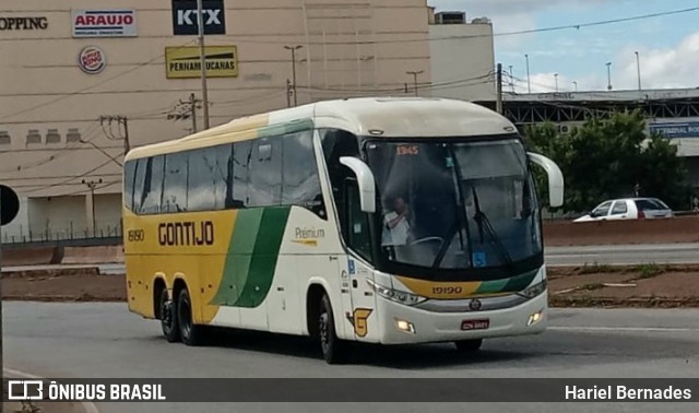 Empresa Gontijo de Transportes 19190 na cidade de Betim, Minas Gerais, Brasil, por Hariel Bernades. Número da foto: #11085269.