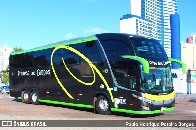 Expresso Princesa dos Campos 6854 na cidade de Curitiba, Paraná, Brasil, por Paulo Henrique Pereira Borges. Número da foto: #11085972.