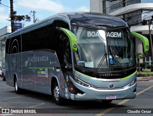 Viação Garcia 82089 na cidade de Curitiba, Paraná, Brasil, por Claudio Cesar. Número da foto: #11085521.