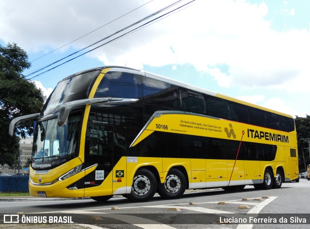 Viação Nova Itapemirim 50166 na cidade de São Paulo, São Paulo, Brasil, por Luciano Ferreira da Silva. Número da foto: #11086512.
