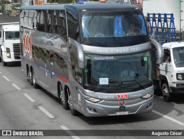 Auto Viação 1001 RJ 108.1131 na cidade de Nova Iguaçu, Rio de Janeiro, Brasil, por Augusto César. ID da foto: 11084189.