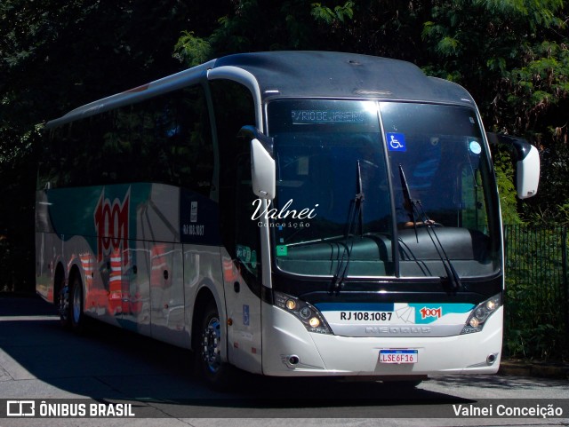 Auto Viação 1001 RJ 108.1087 na cidade de São Paulo, São Paulo, Brasil, por Valnei Conceição. Número da foto: #11086074.