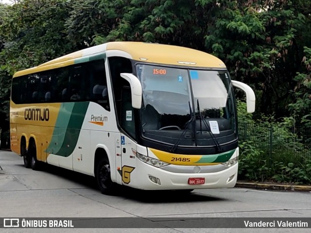 Empresa Gontijo de Transportes 21485 na cidade de São Paulo, São Paulo, Brasil, por Vanderci Valentim. ID da foto: 11084003.