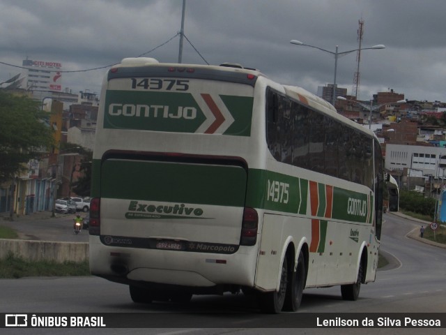 Empresa Gontijo de Transportes 14375 na cidade de Caruaru, Pernambuco, Brasil, por Lenilson da Silva Pessoa. Número da foto: #11086246.