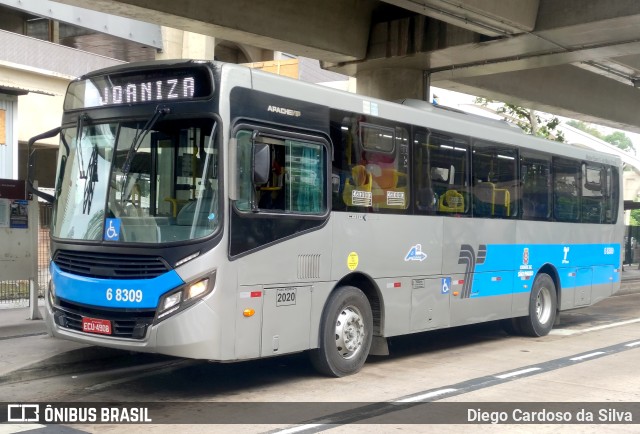 Cooper Líder > A2 Transportes 6 8309 na cidade de São Paulo, São Paulo, Brasil, por Diego Cardoso da Silva. Número da foto: #11084745.