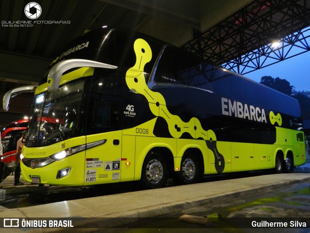 Viação Garcia 0008 na cidade de Santos, São Paulo, Brasil, por Guilherme Silva. Número da foto: #11084525.