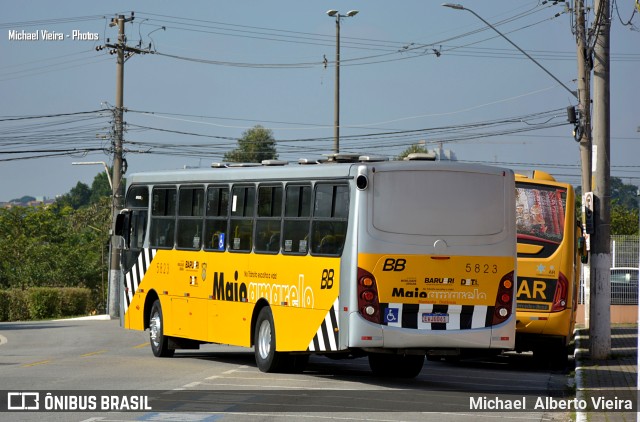 BB Transportes e Turismo 5823 na cidade de Barueri, São Paulo, Brasil, por Michael  Alberto Vieira. Número da foto: #11085767.