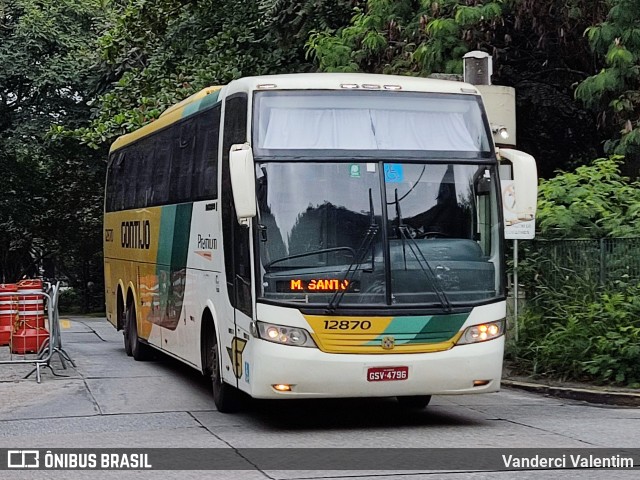 Empresa Gontijo de Transportes 12870 na cidade de São Paulo, São Paulo, Brasil, por Vanderci Valentim. ID da foto: 11084022.