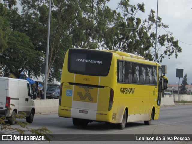 Viação Itapemirim 45813 na cidade de Caruaru, Pernambuco, Brasil, por Lenilson da Silva Pessoa. ID da foto: 11086113.