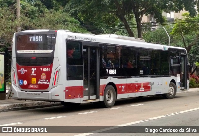 Viação Gatusa Transportes Urbanos 7 6061 na cidade de São Paulo, São Paulo, Brasil, por Diego Cardoso da Silva. Número da foto: #11084770.