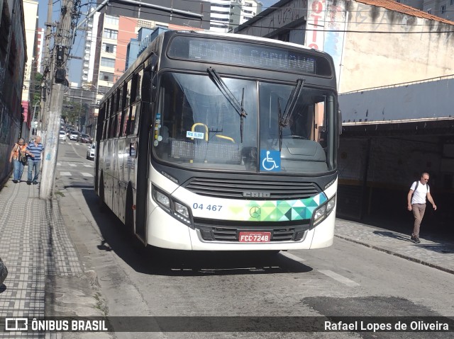 ETURSA - Emp. de Transp. Urbano e Rodoviário de Santo André 04 467 na cidade de Santo André, São Paulo, Brasil, por Rafael Lopes de Oliveira. Número da foto: #11131646.
