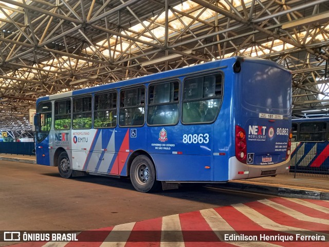 Next Mobilidade - ABC Sistema de Transporte 80.863 na cidade de Santo André, São Paulo, Brasil, por Edinilson Henrique Ferreira. Número da foto: #11131760.