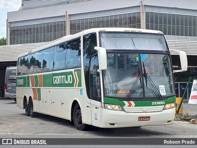 Empresa Gontijo de Transportes 20180 na cidade de São José dos Campos, São Paulo, Brasil, por Robson Prado. ID da foto: 11130952.